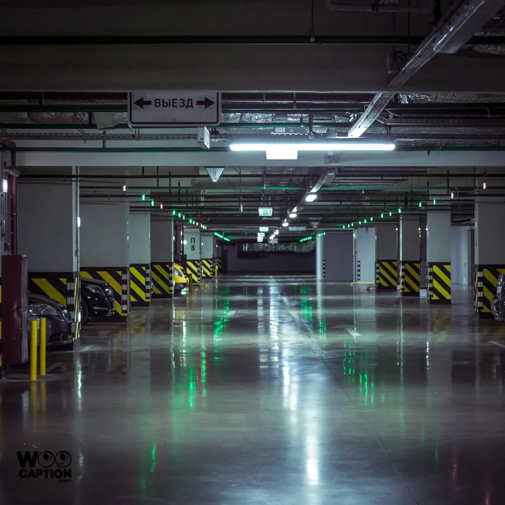 A Few Friends A Parking Garage