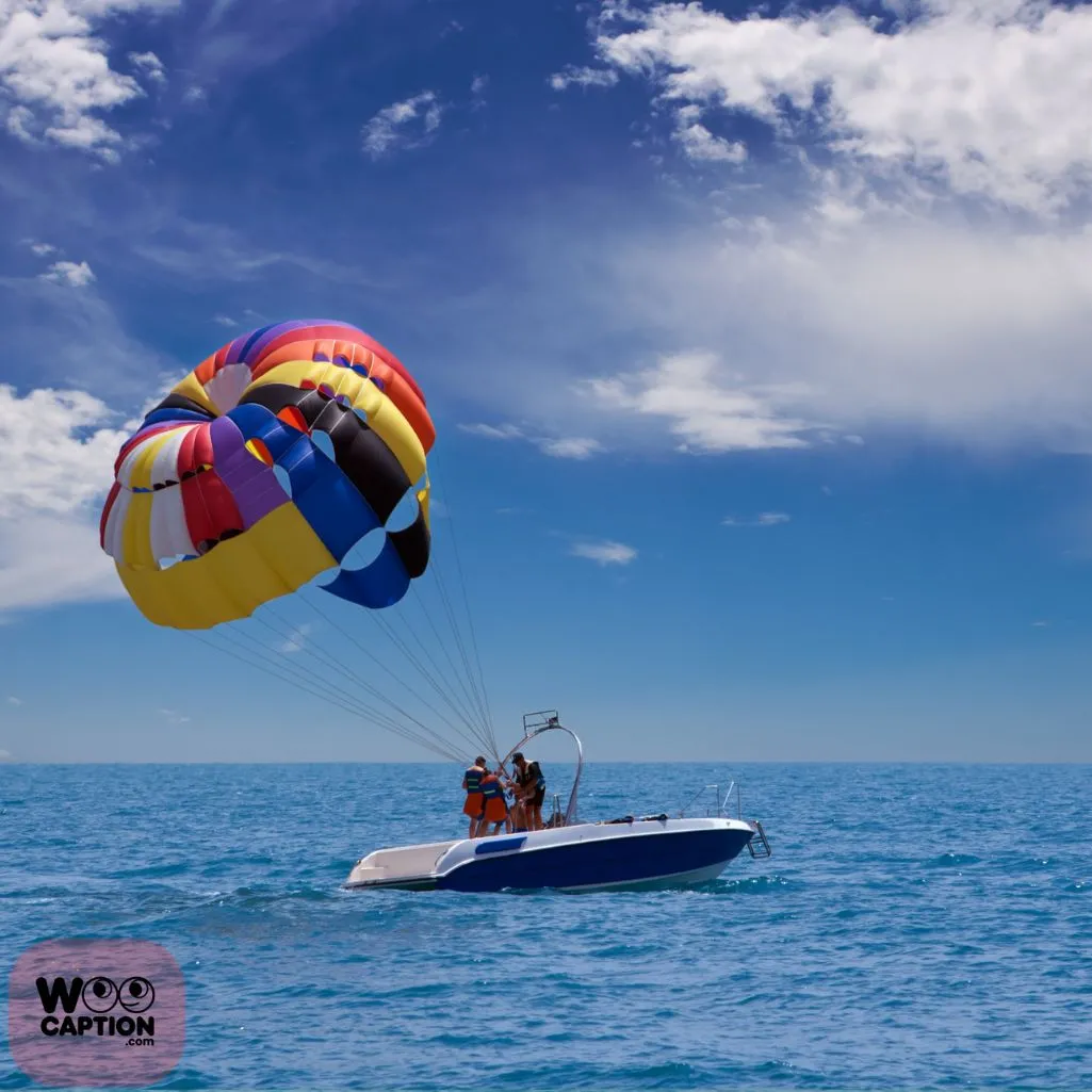Parasailing is the