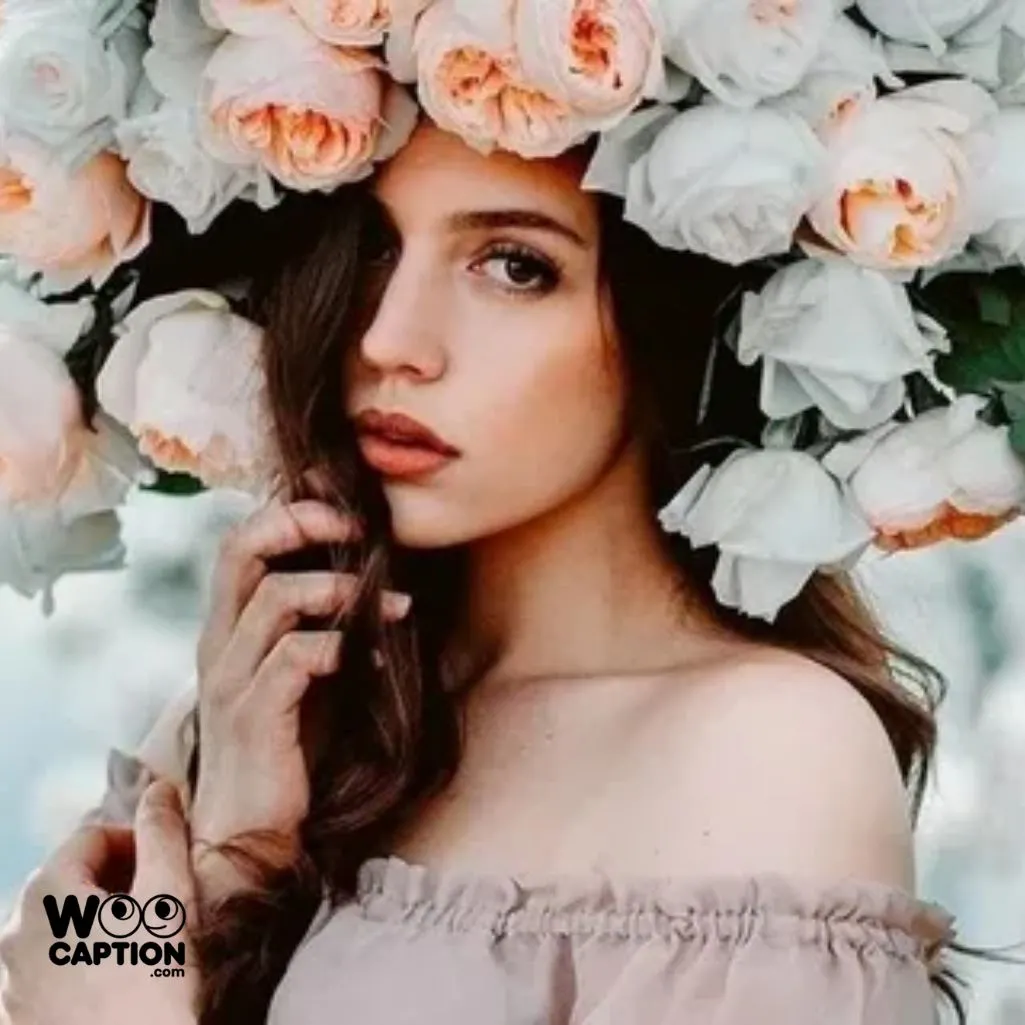 With each white rose