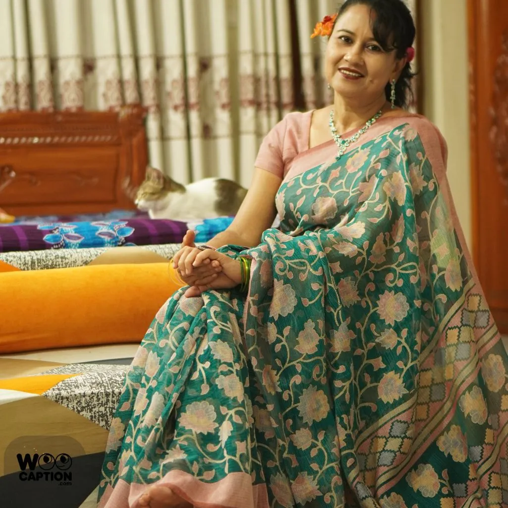 A Woman In A Saree