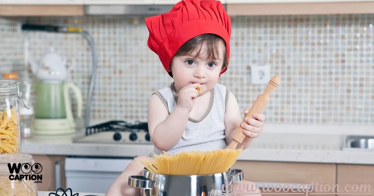 Baby Chef Captions