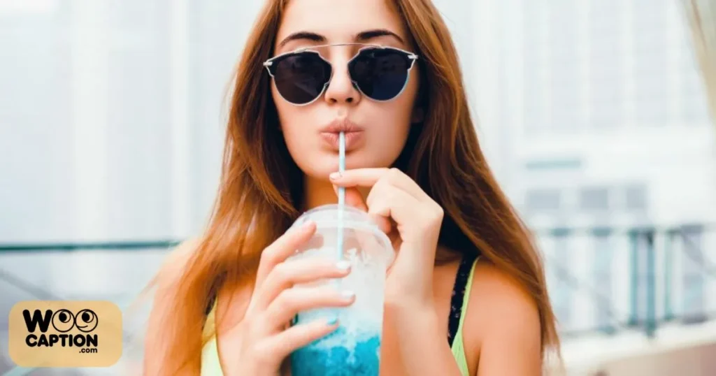 Blue Drink Cool Mood