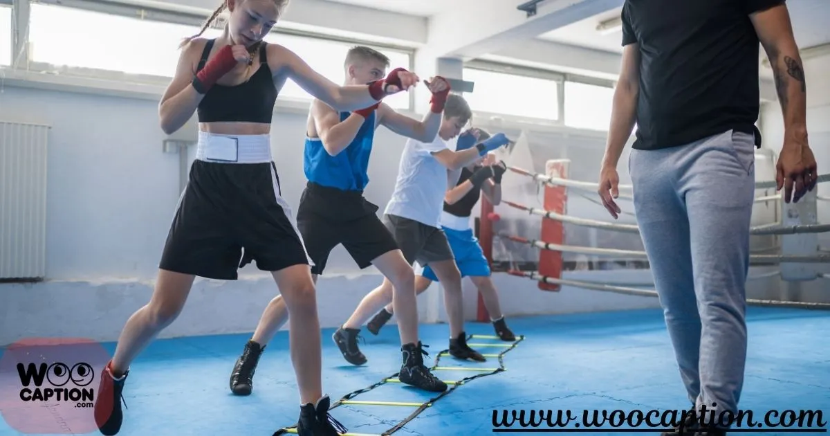 Boxing Training Captions