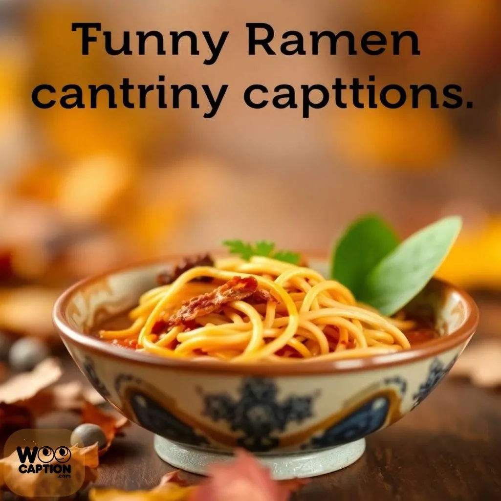Funny Ramen Captions
