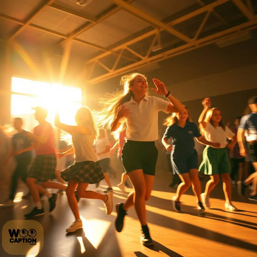 Memorable School Dance Captions