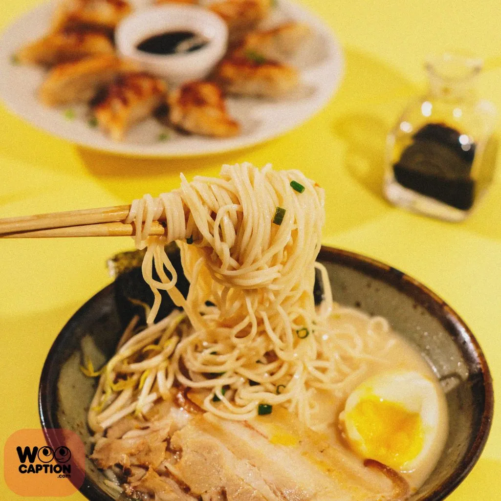 Ramen Cravings Captions