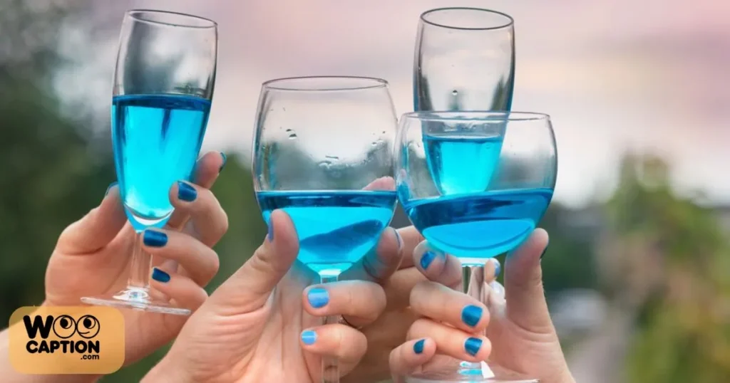Vibrant Blue Drink